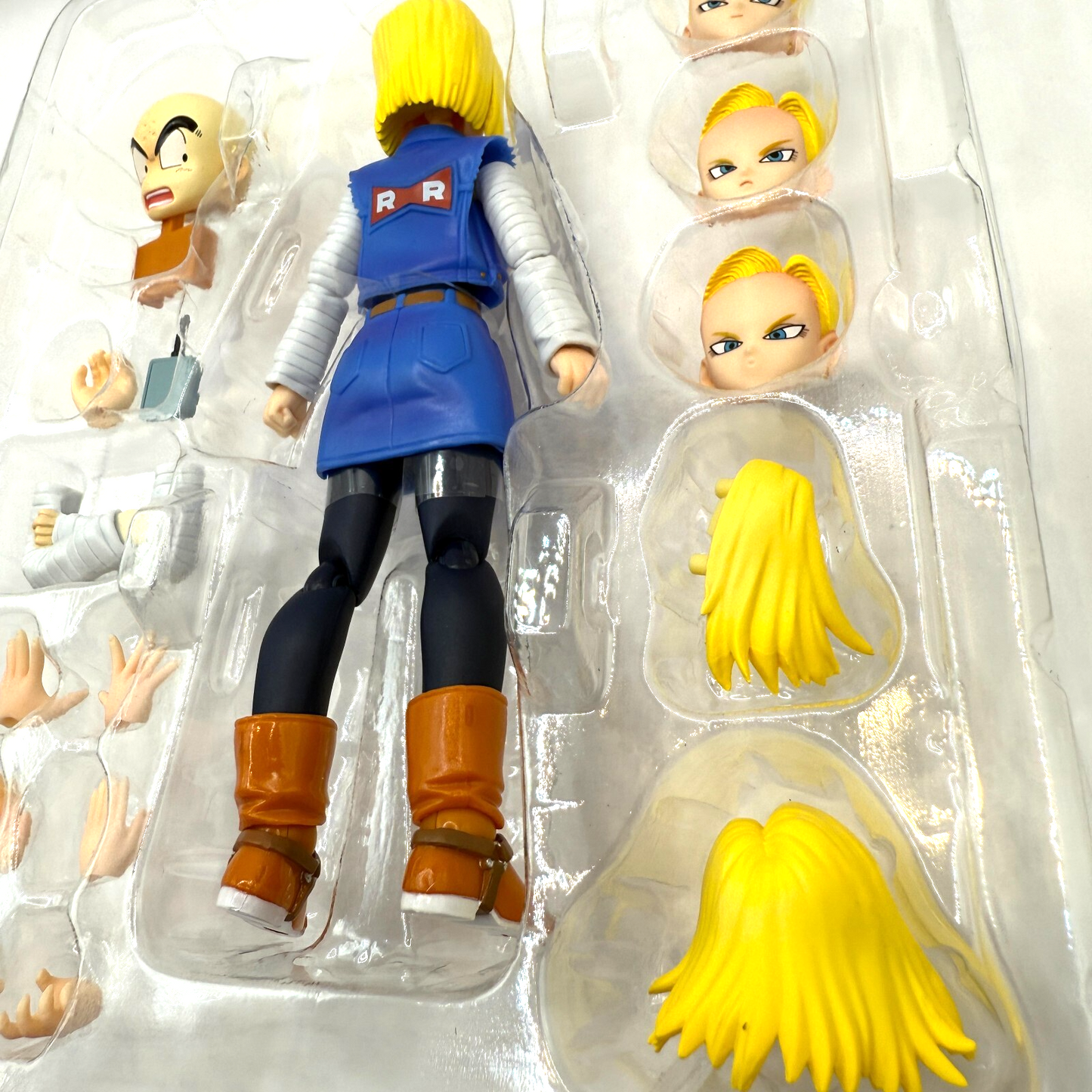 S.H.Figuarts Android 18 Dragon Ball Z Figure First Release Toei Sticker Mint6