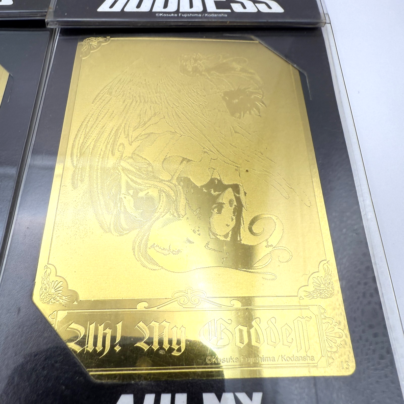 Ah! My Goddess metal Gold Card set of 12 Verdandi Urd Skuld [express]8