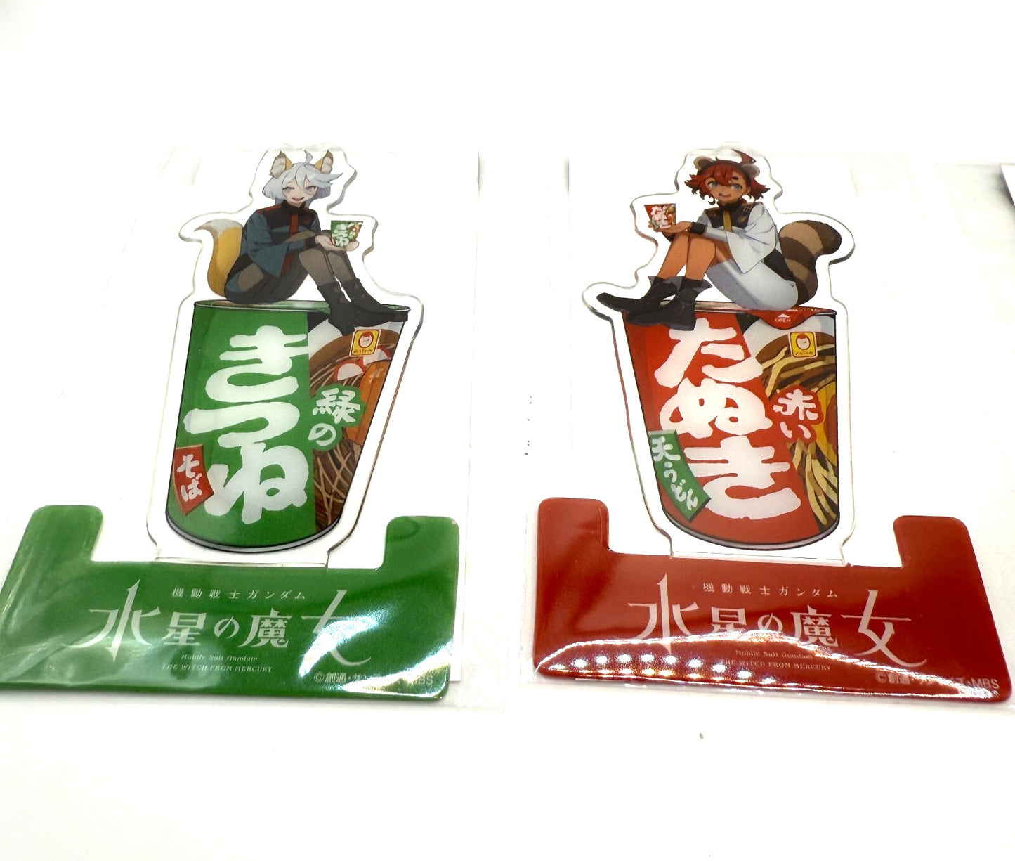Mobile Suit Gundam: The Witch from Mercury colabo clear stand complete set of4 
