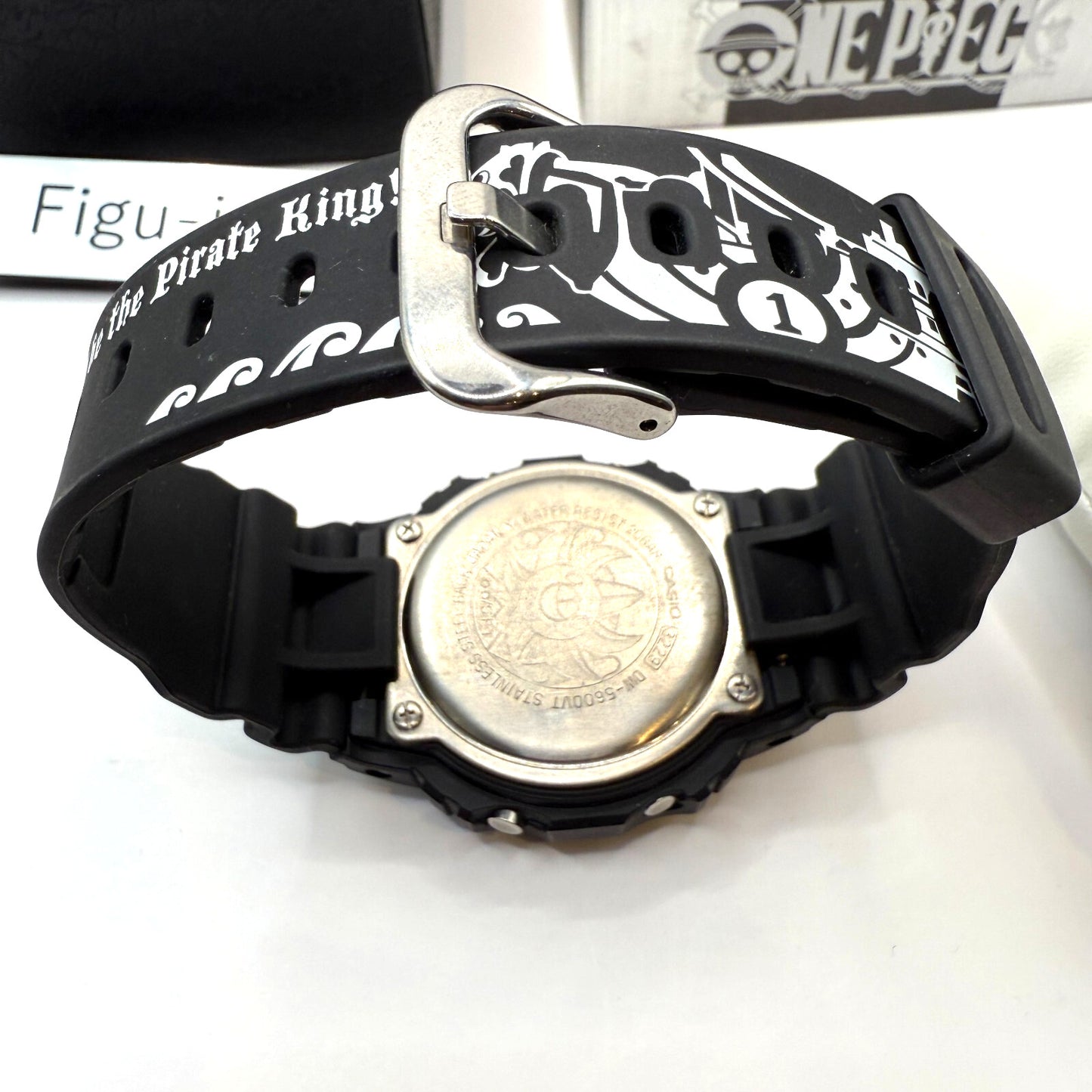 CASIO ONE PIECE x G-SHOCK Collaboration Mugiwara Pirates model black color 
