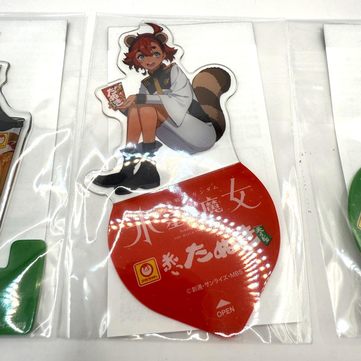 Mobile Suit Gundam: The Witch from Mercury colabo clear stand complete set of4 