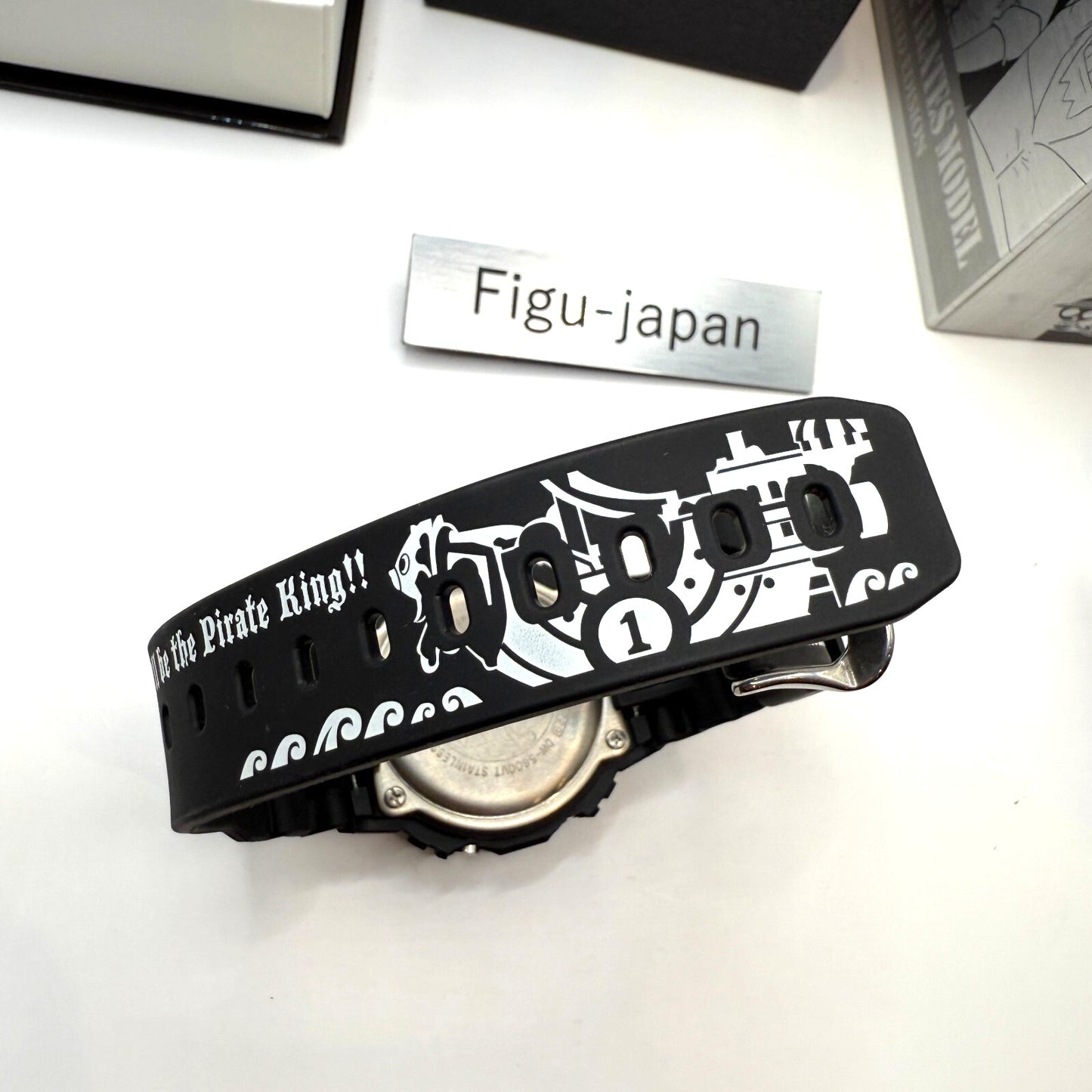 CASIO ONE PIECE x G-SHOCK Collaboration Mugiwara Pirates model black color 