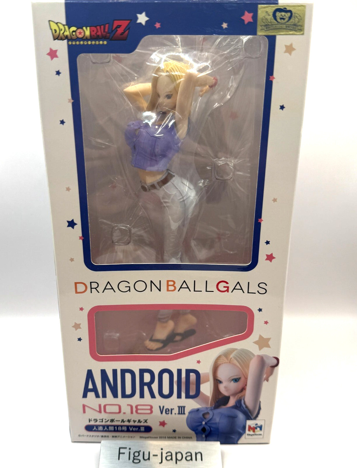 Dragon Ball Z Dragon Ball Gals Android 18 figure ver.3 Authentic MegaHouse used 