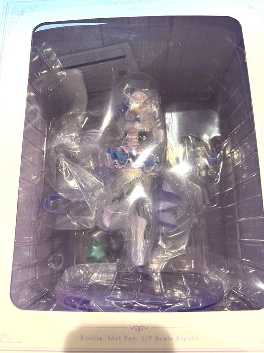 SHIBUYA SCRAMBLE FIGURE Emilia Idol Ver. Re:Zero 1/7 Scale japan new 