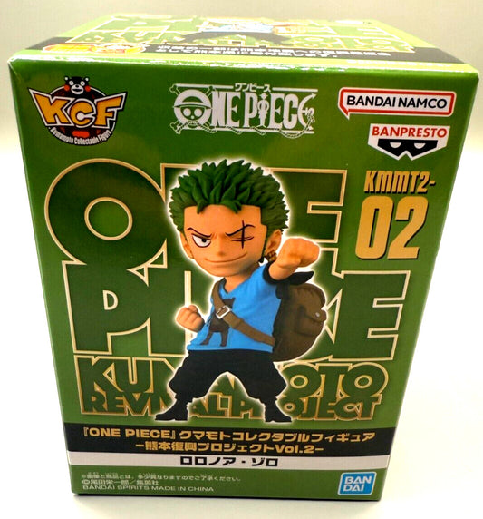 Roronoa Zoro WCF ONE PIECE kumamoto Reconstruction Project Figure Vol.2 NEW 