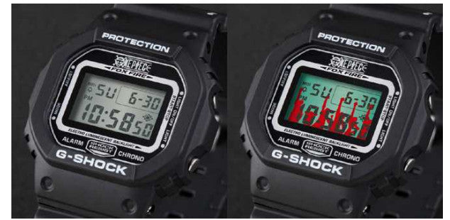 CASIO ONE PIECE x G-SHOCK Collaboration Mugiwara Pirates model black color 