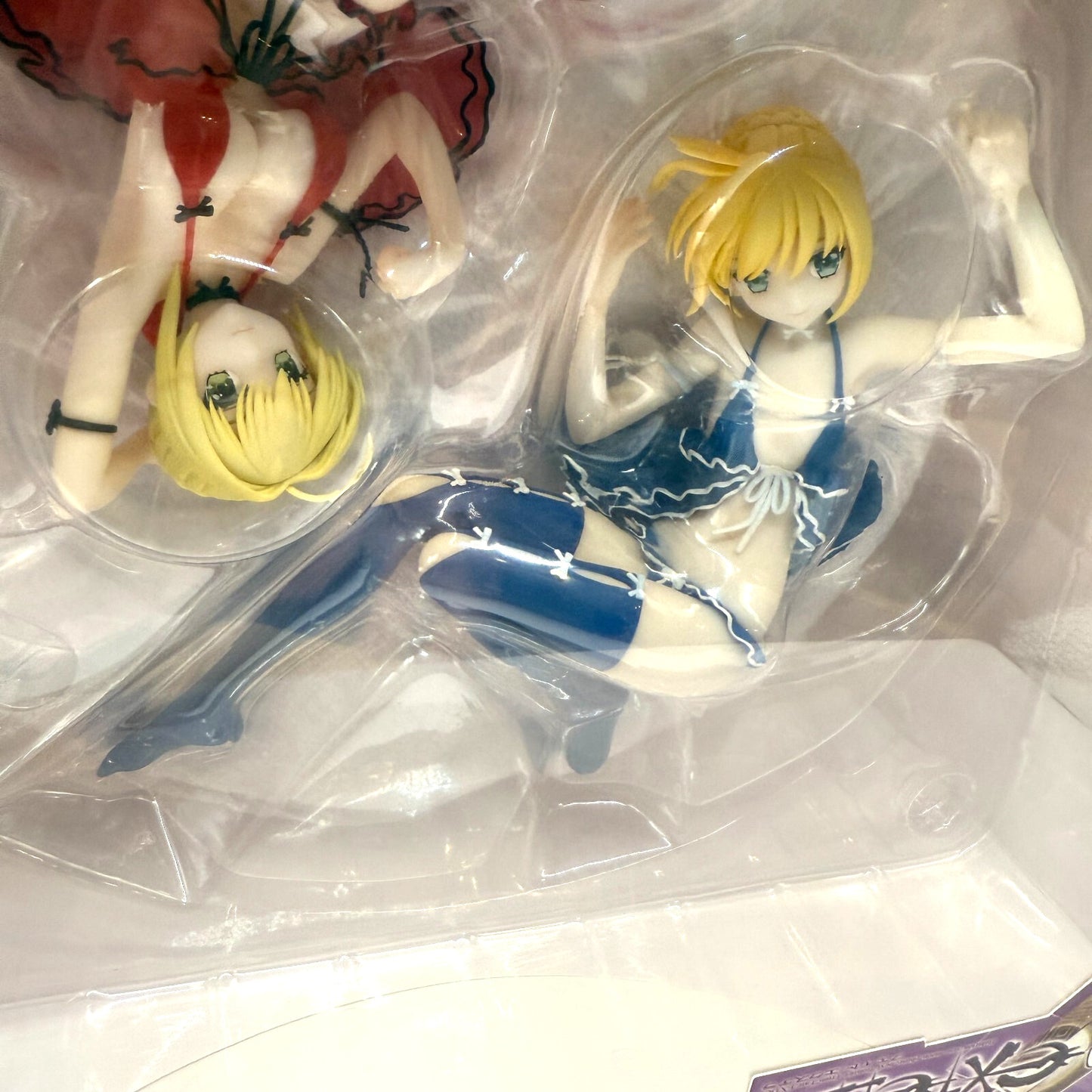 Fate Extella Nero Claudius &amp; Altria Pendragon 1/7 figure ALPHAMAX Japan used 