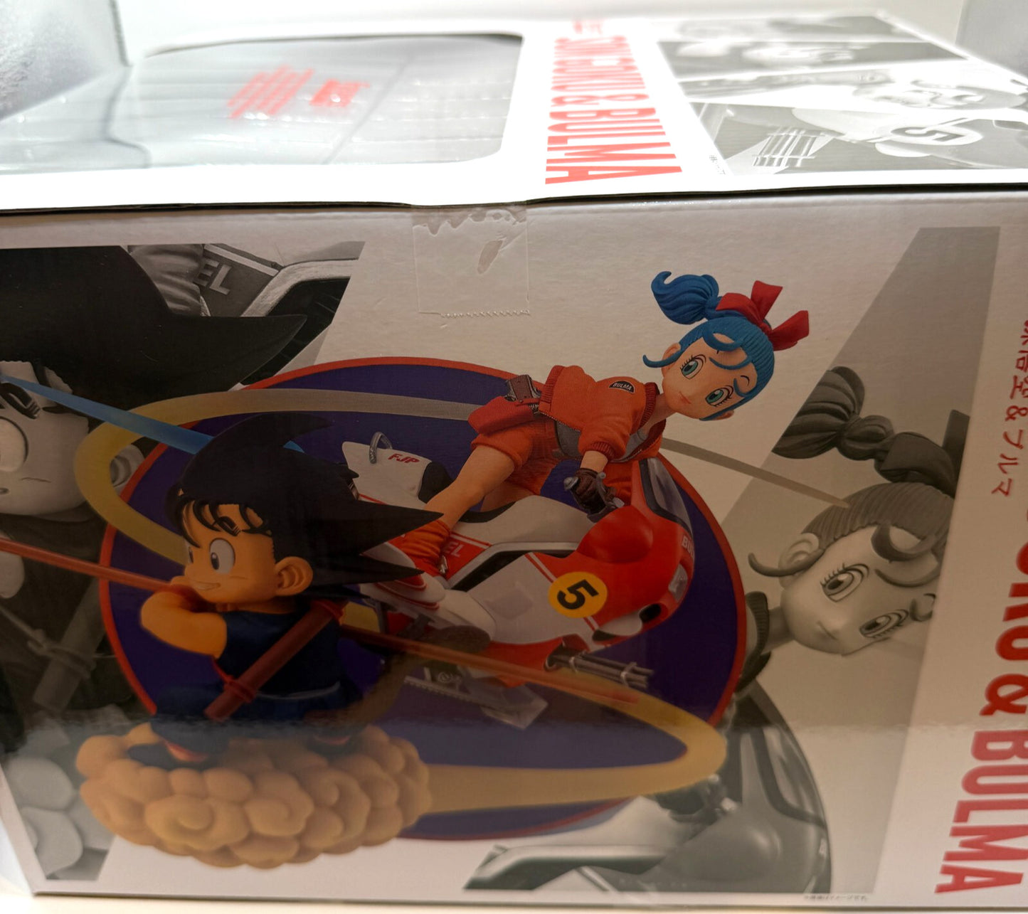 Dragon Ball Son Goku &amp; Bulma Statue figure Bandai Tamashii Figuarts Zero NEW 