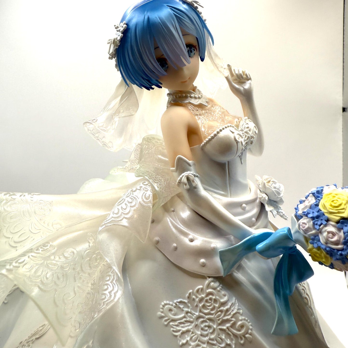 Re:Zero Rem Wedding Dress Ver. 1/7 Scale painted Furyu F:NEX used 