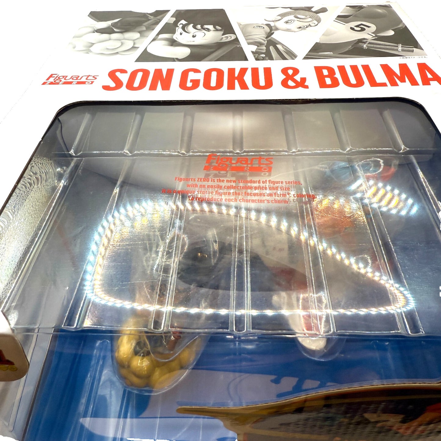 Dragon Ball Son Goku &amp; Bulma Statue figure Bandai Tamashii Figuarts Zero NEW 