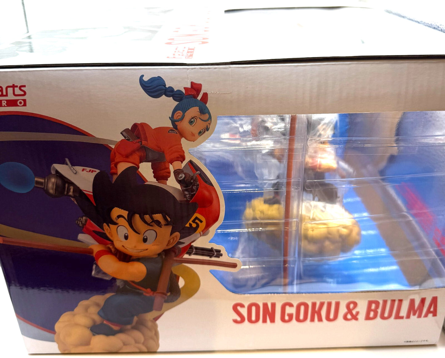 Dragon Ball Son Goku &amp; Bulma Statue figure Bandai Tamashii Figuarts Zero NEW 
