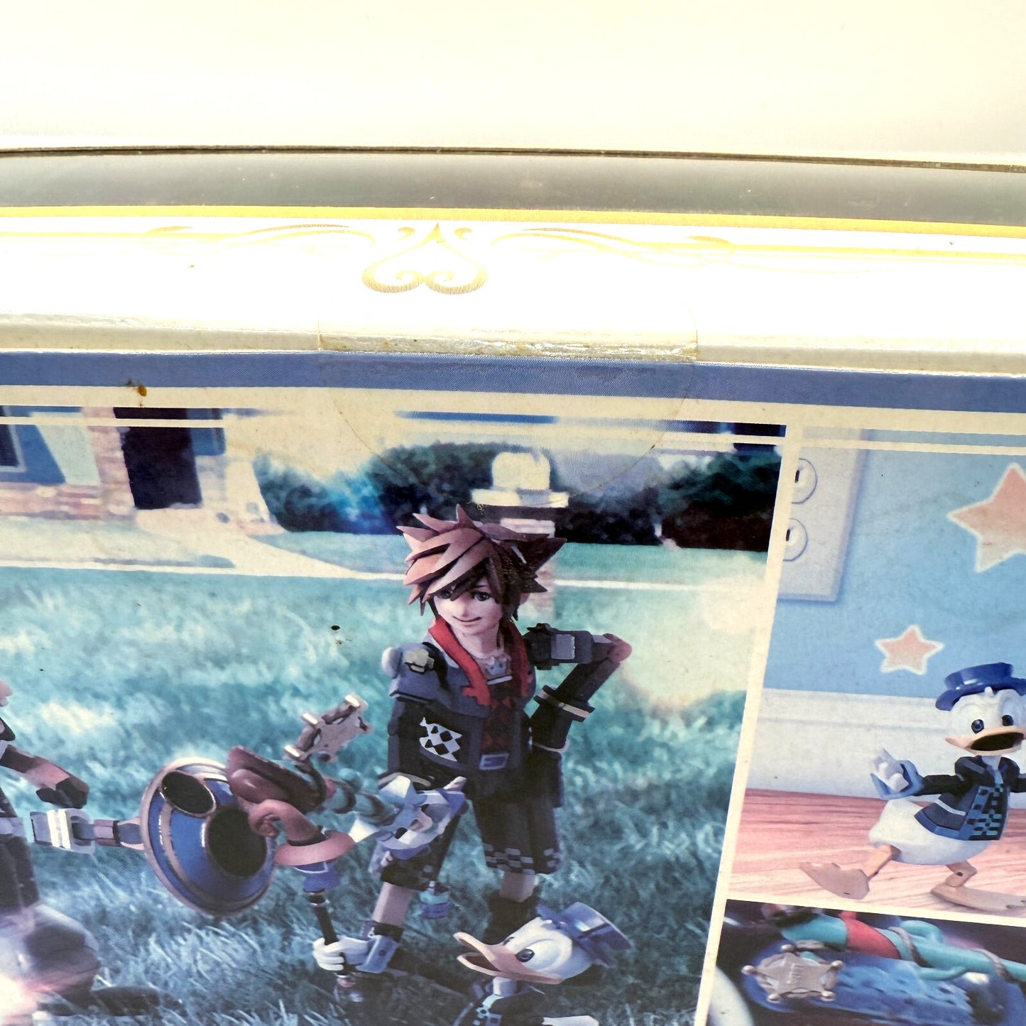 Kingdom Hearts 3 Sora &amp;Donald Duck&amp; Goofy Toy Story Ver. Figure Set Bring Arts 