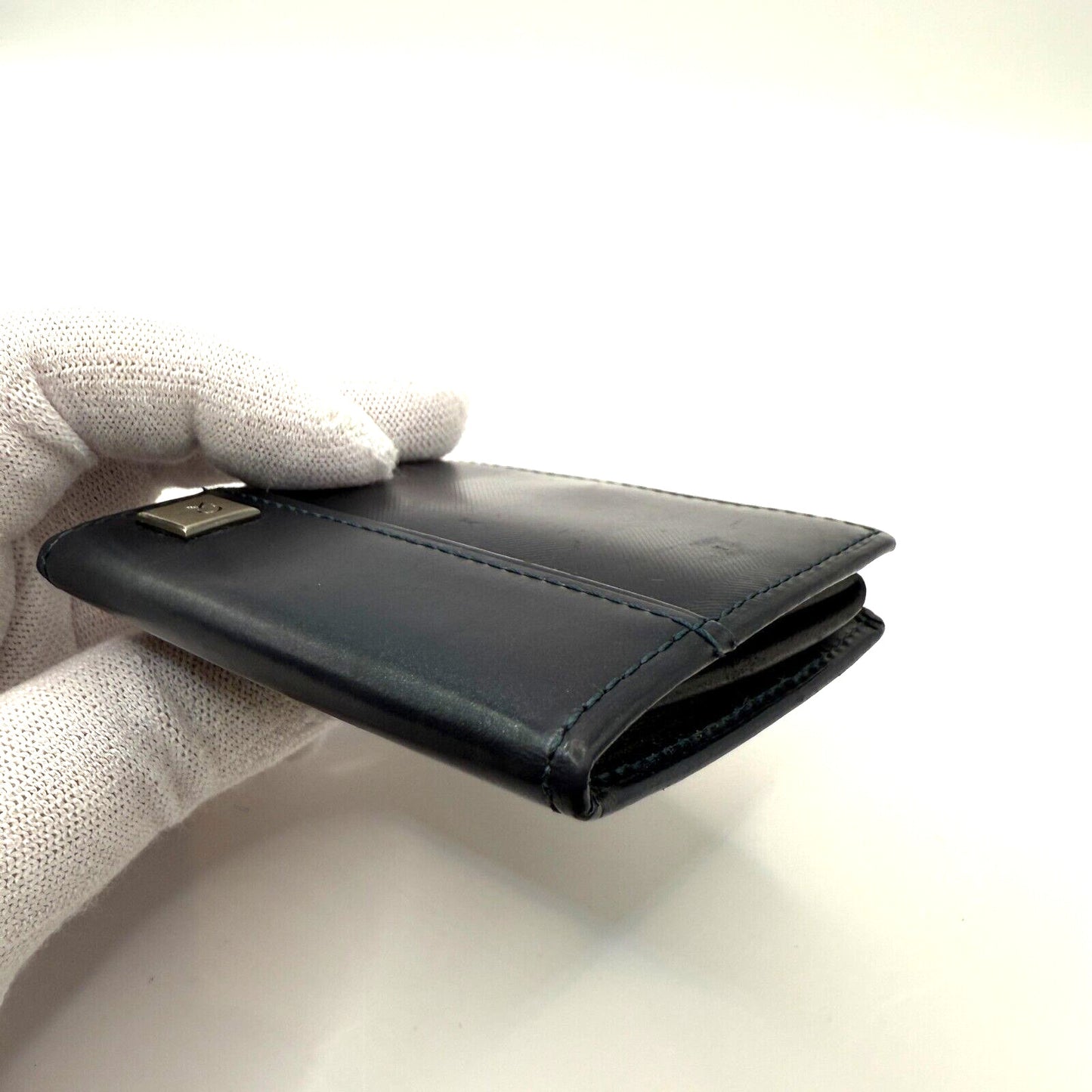 Calvin Klein Gray Faux Leather Discontinued product With Coin Purse. 