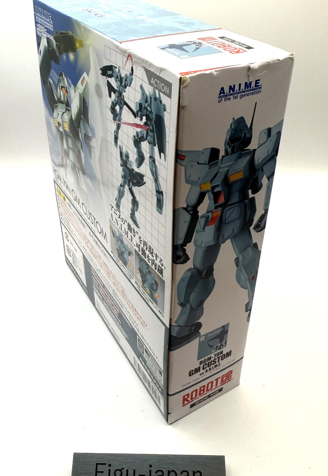 The Robot Spirits Mobile Suit Gundam side ms RGM-79N GM Custom ver.anime 
