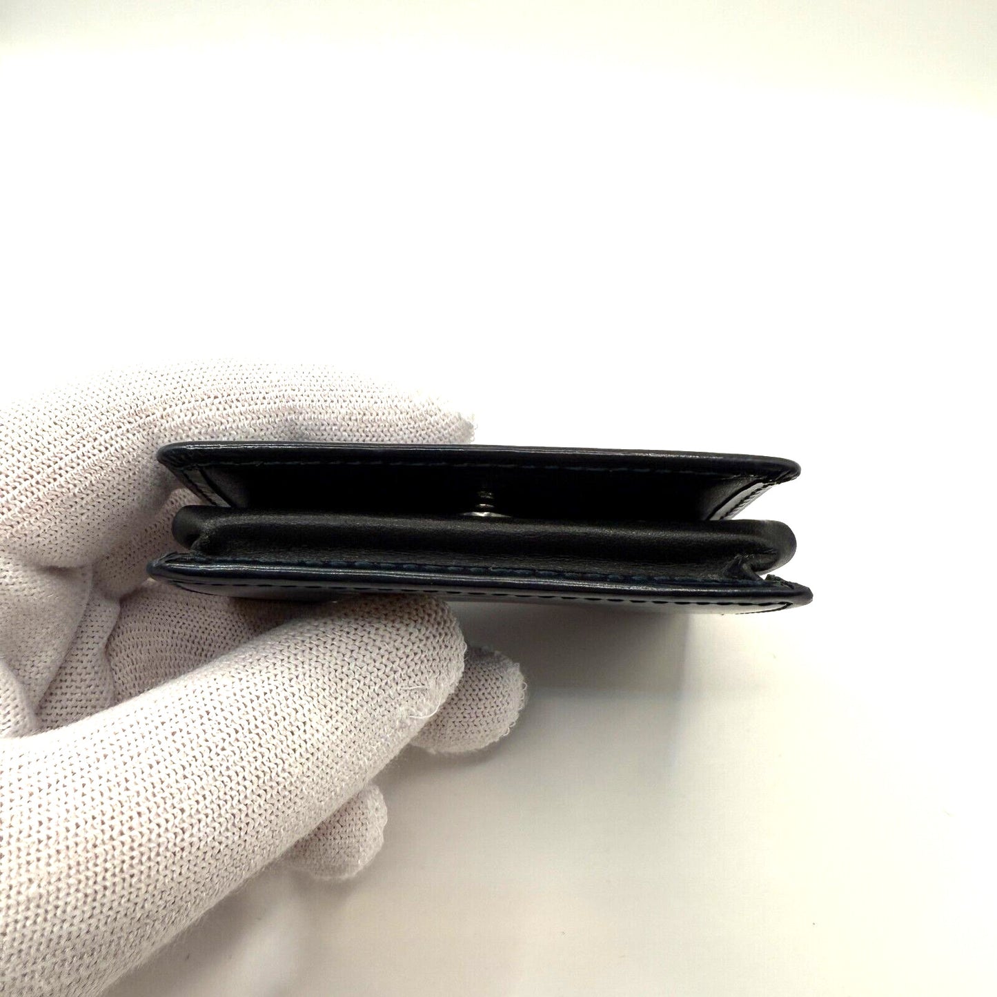 Calvin Klein Gray Faux Leather Discontinued product With Coin Purse. 