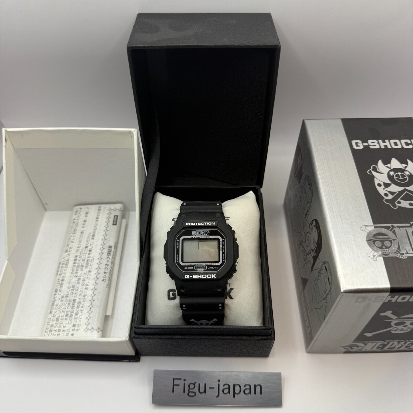 CASIO ONE PIECE x G-SHOCK Collaboration Mugiwara Pirates model black color 