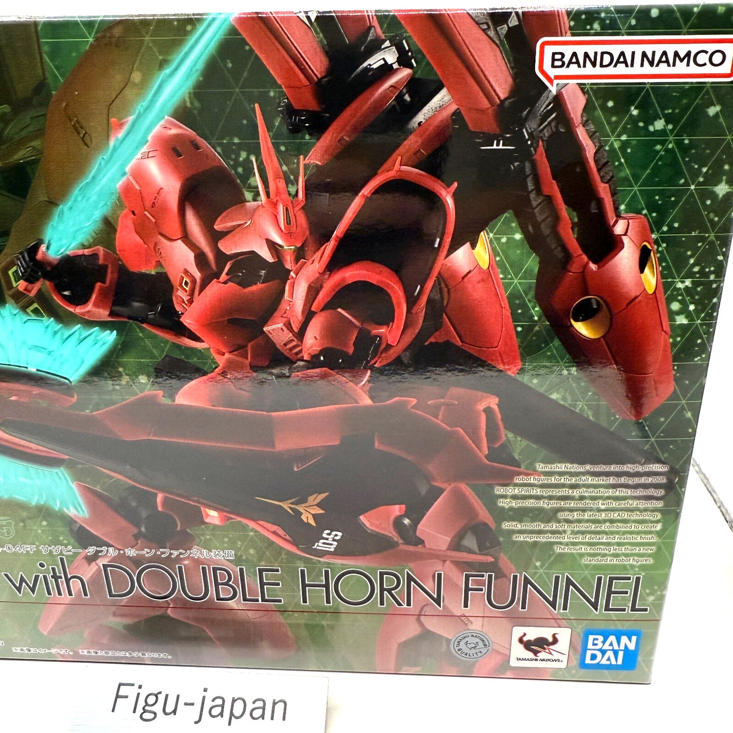 ROBOT Spirits SIDE MS MSN-04FF Sazabi with Double Horn Funnel Action figure FKU 