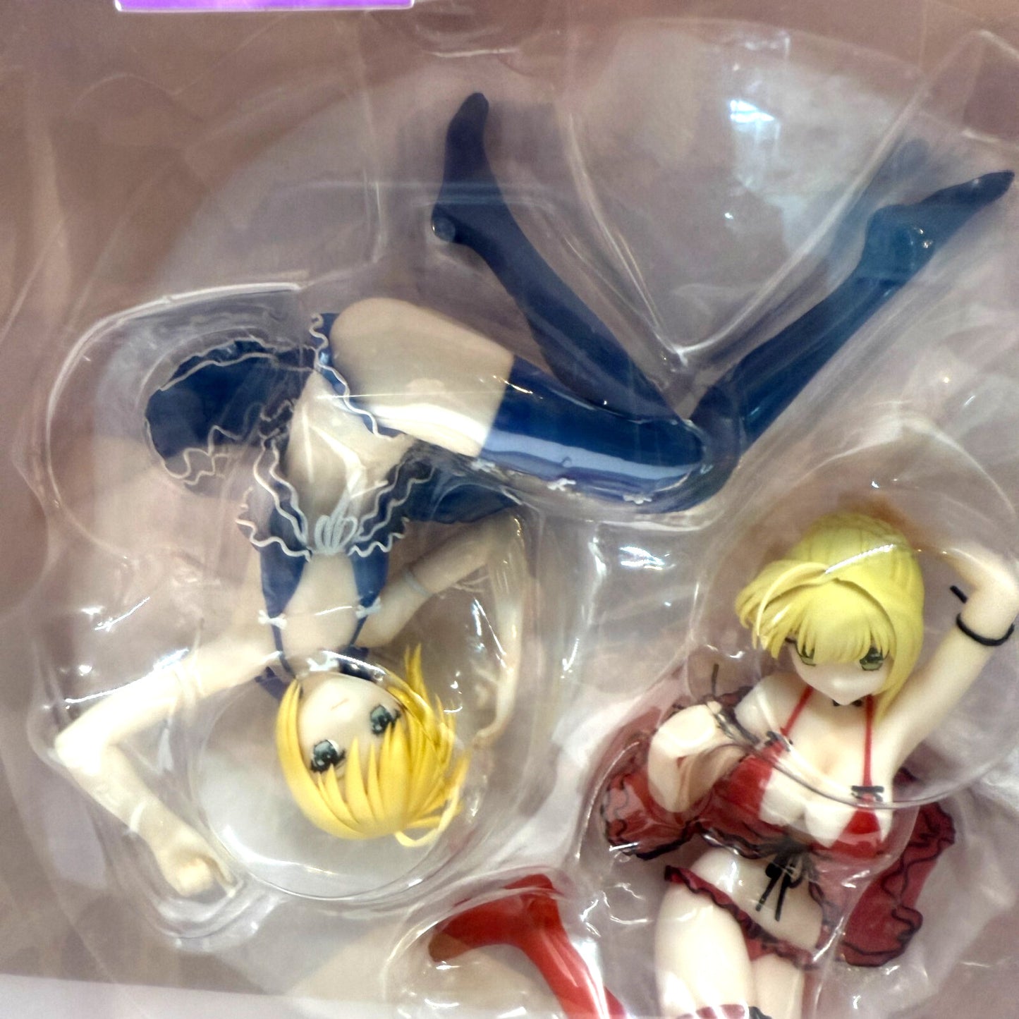 Fate Extella Nero Claudius &amp; Altria Pendragon 1/7 figure ALPHAMAX Japan used 