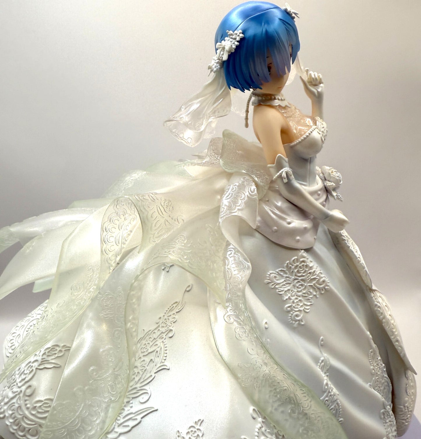 Re:Zero Rem Wedding Dress Ver. 1/7 Scale painted Furyu F:NEX used 