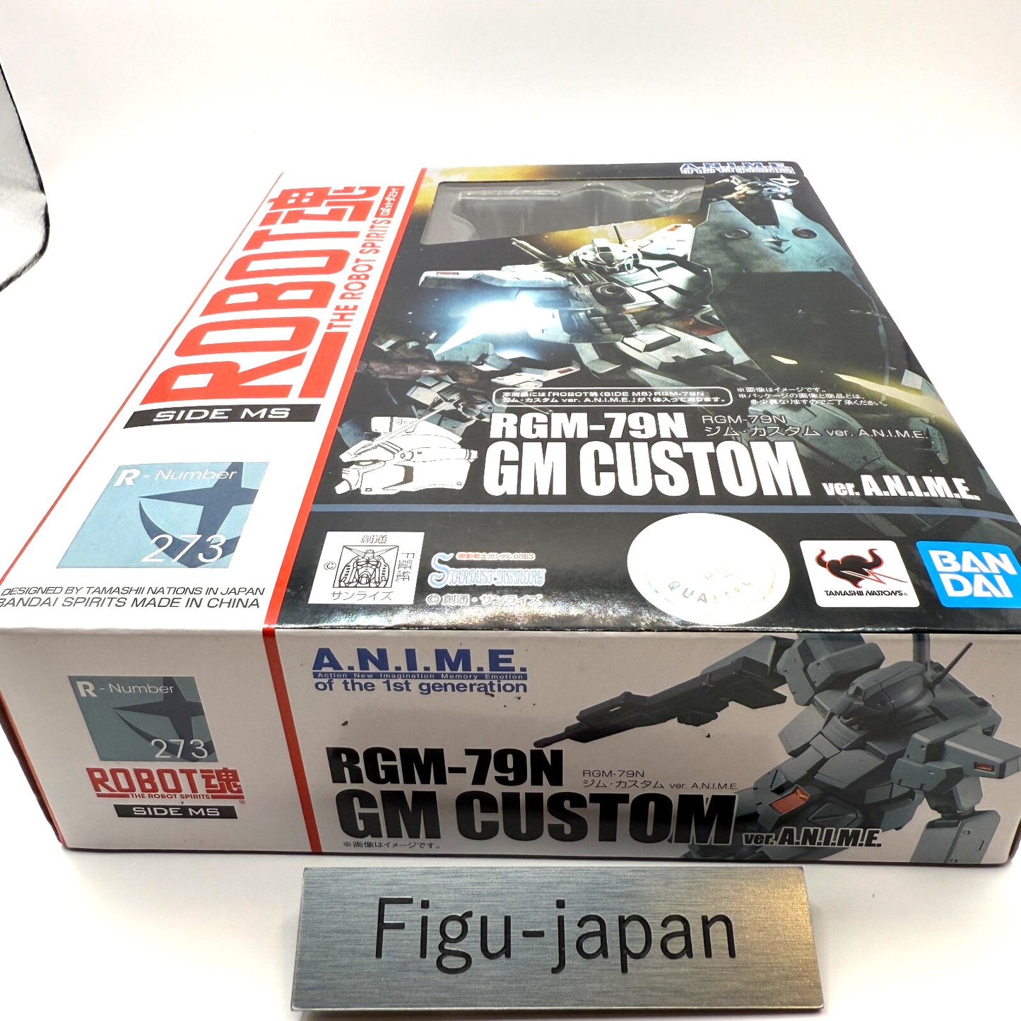 The Robot Spirits Mobile Suit Gundam side ms RGM-79N GM Custom ver.anime 