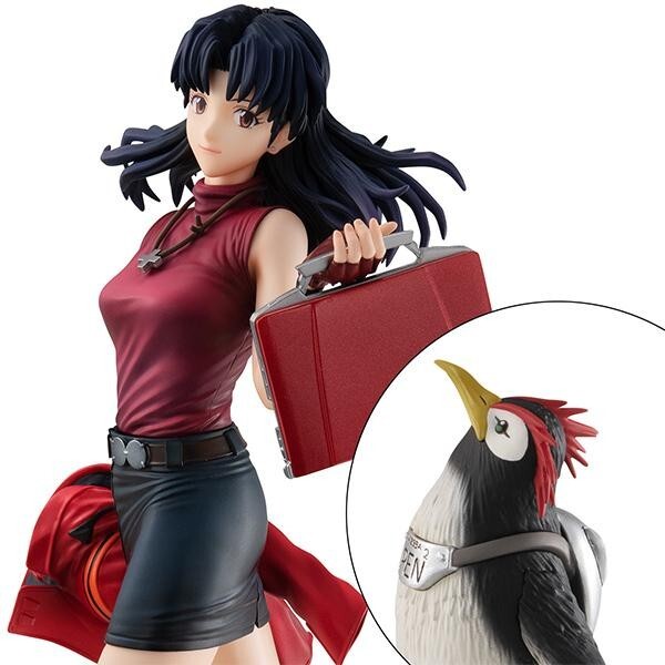 Megahouse GALS Misato Katsuragi &amp; penpen Rebuild of Evangelion Figure from japan 