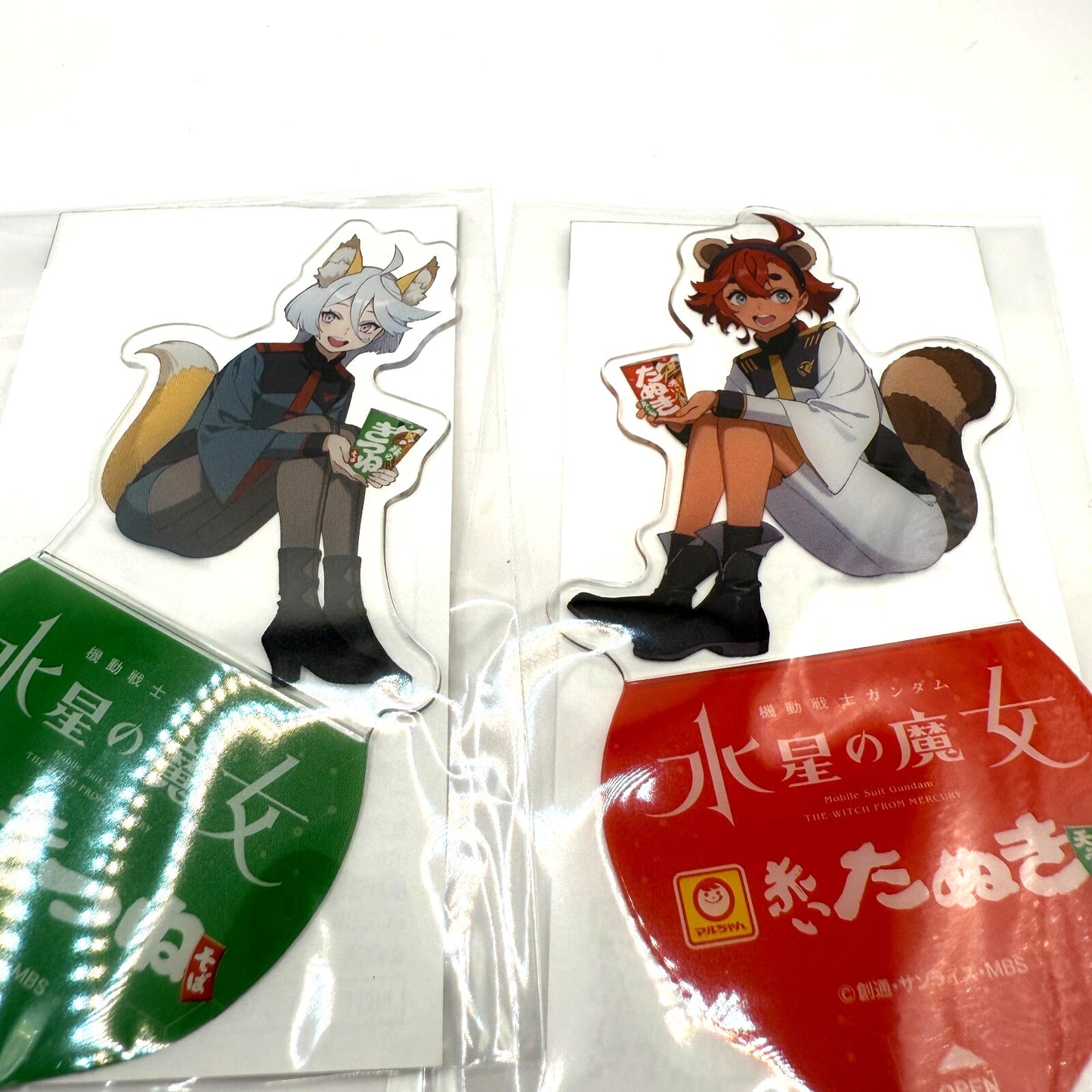 Mobile Suit Gundam: The Witch from Mercury colabo clear stand complete set of4 