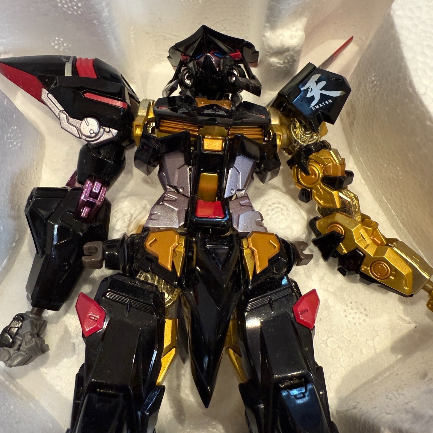 Metal Build Gundam Seed Astray Gold Frame Amatsu Mina BANDAI used 