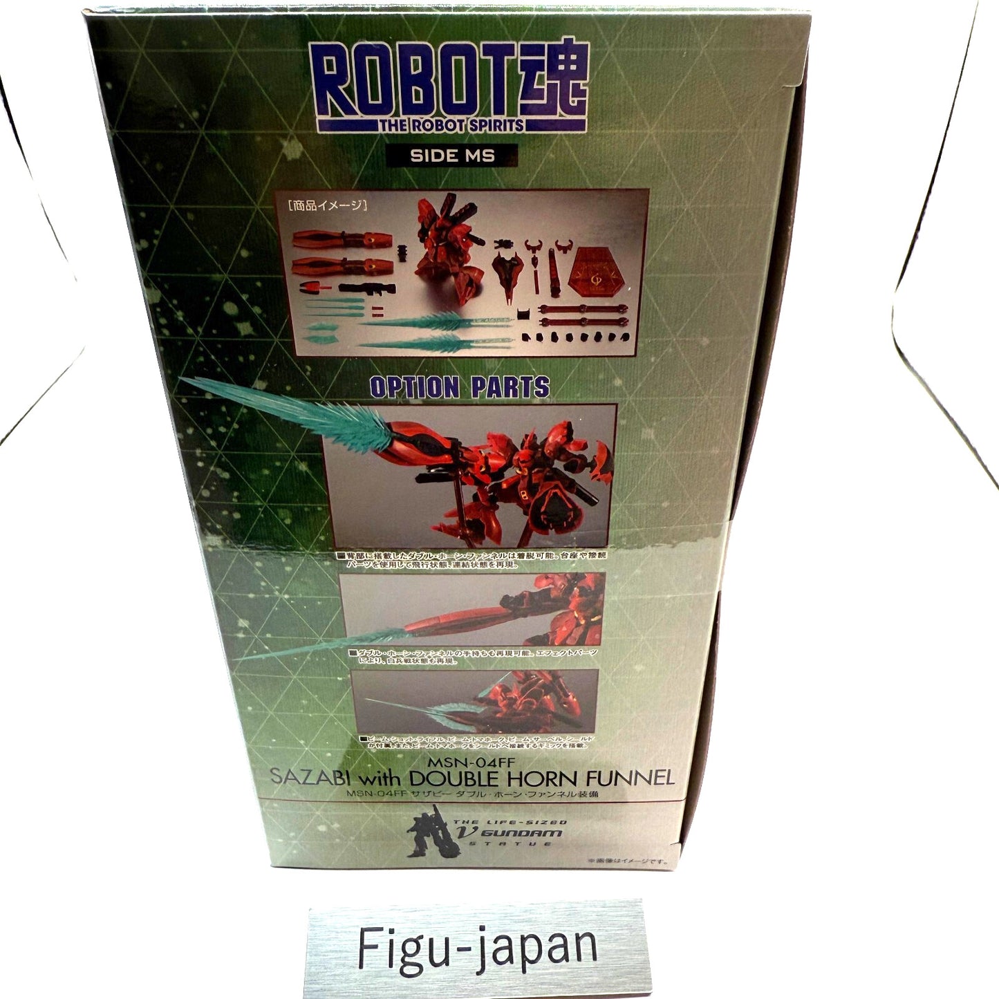 ROBOT Spirits SIDE MS MSN-04FF Sazabi with Double Horn Funnel Action figure FKU 