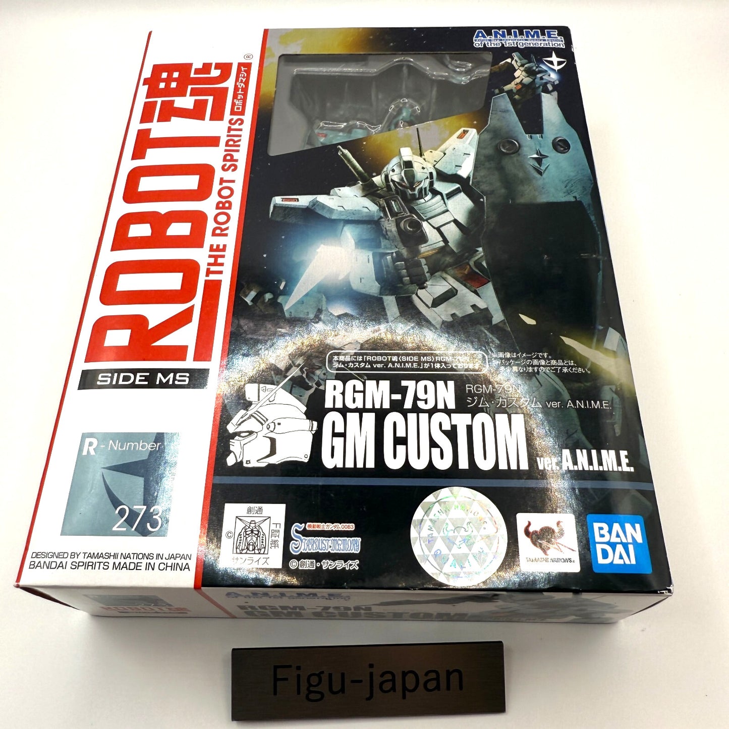 The Robot Spirits Mobile Suit Gundam side ms RGM-79N GM Custom ver.anime 