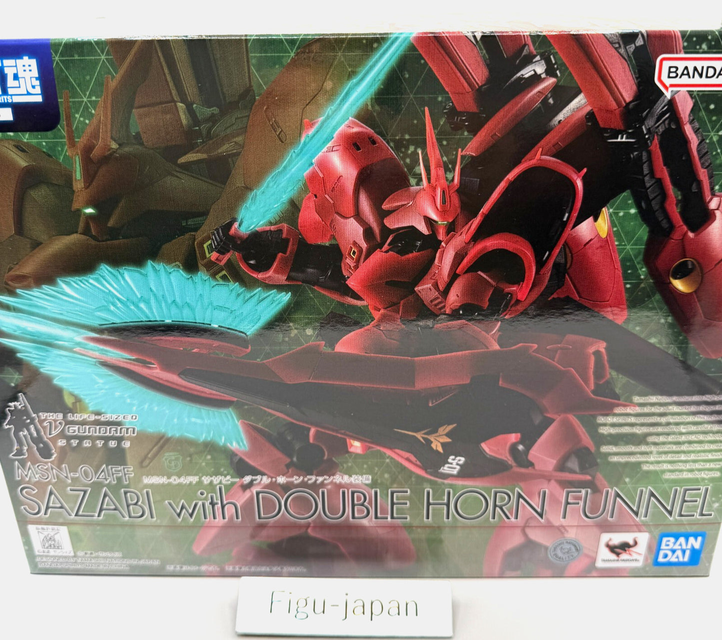 ROBOT Spirits SIDE MS MSN-04FF Sazabi with Double Horn Funnel Action figure FKU 