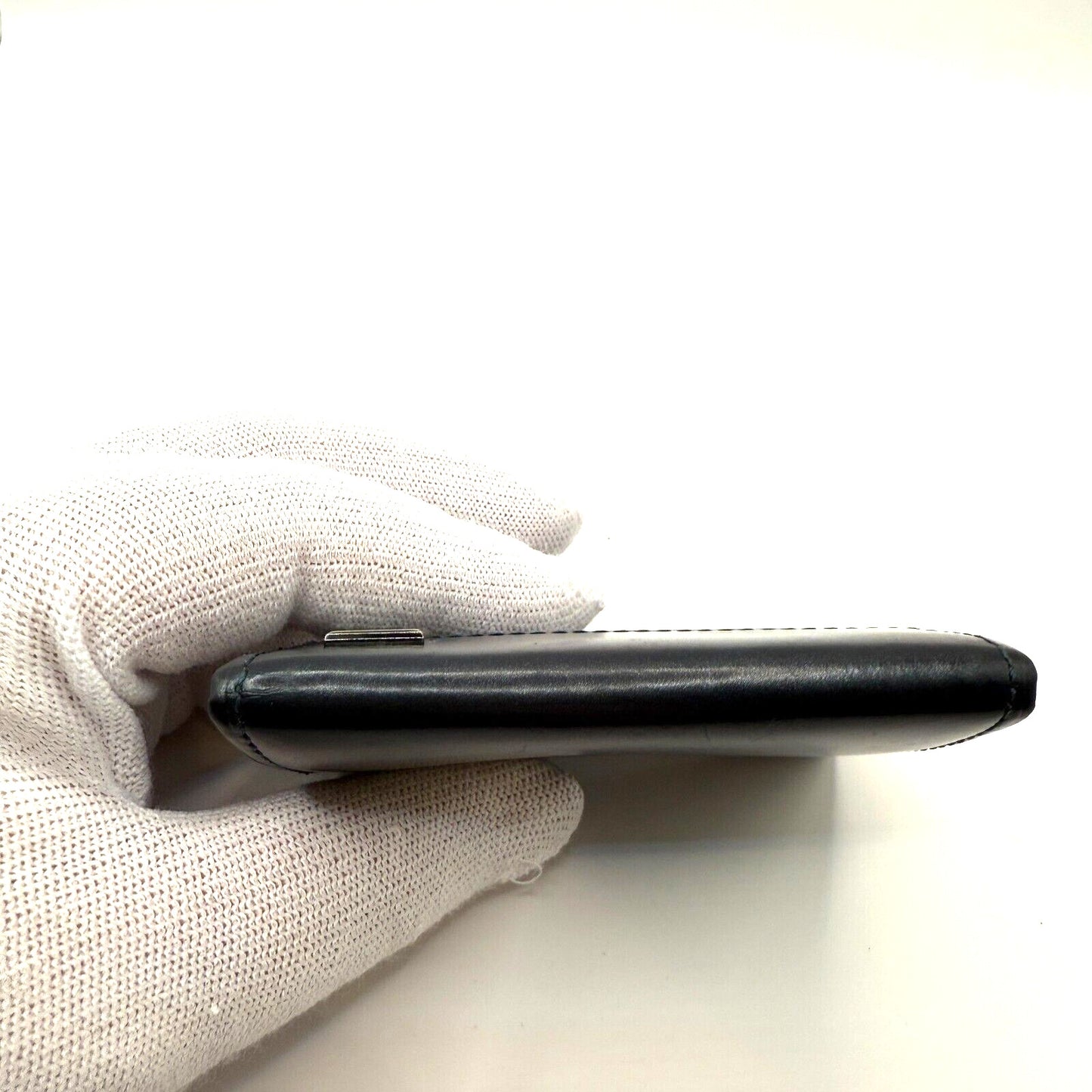 Calvin Klein Gray Faux Leather Discontinued product With Coin Purse. 