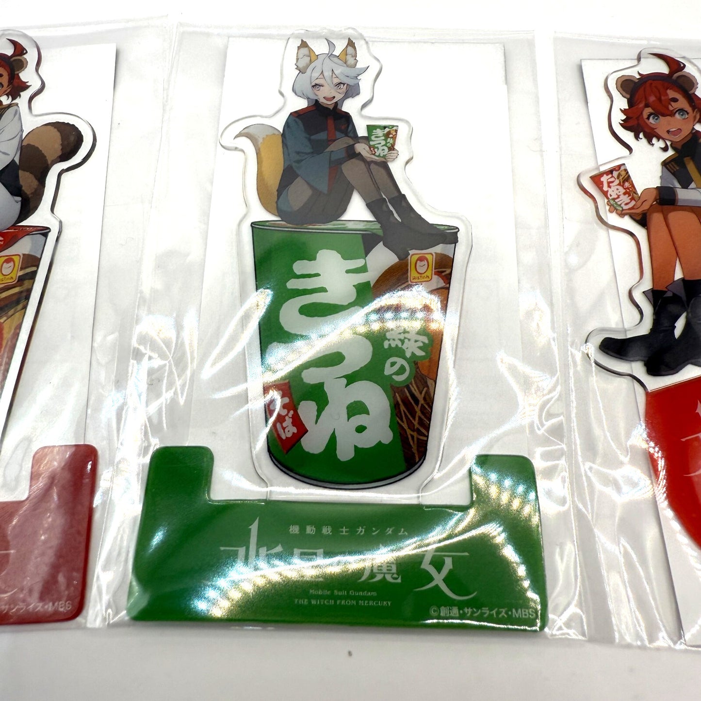 Mobile Suit Gundam: The Witch from Mercury colabo clear stand complete set of4 