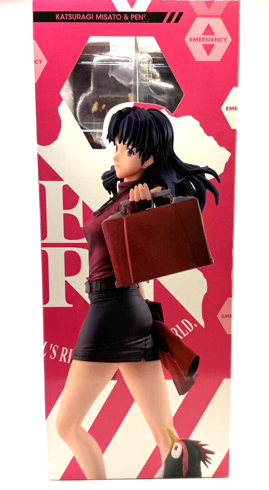 Megahouse GALS Misato Katsuragi &amp; penpen Rebuild of Evangelion Figure from japan 