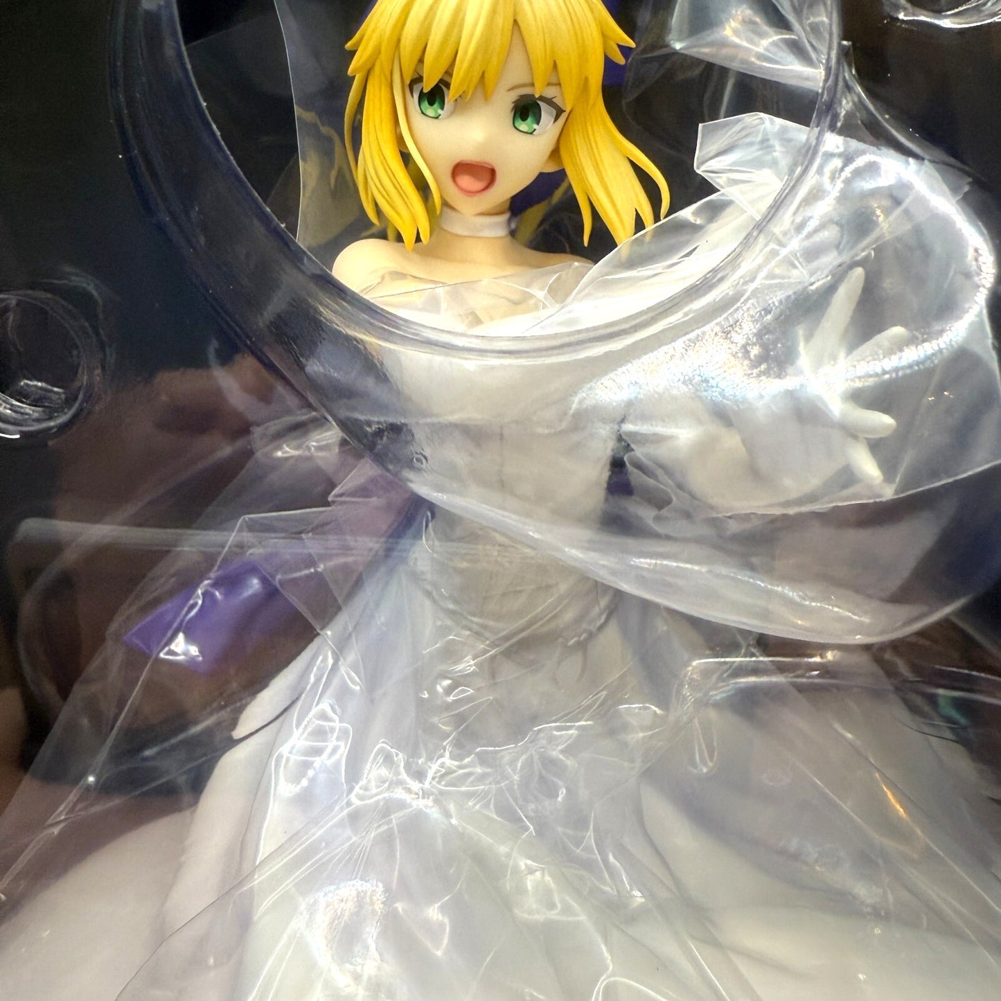 BellFine Fate Stay Night Saber White Dress Renewal Version 1/8 Figure FEDEX 