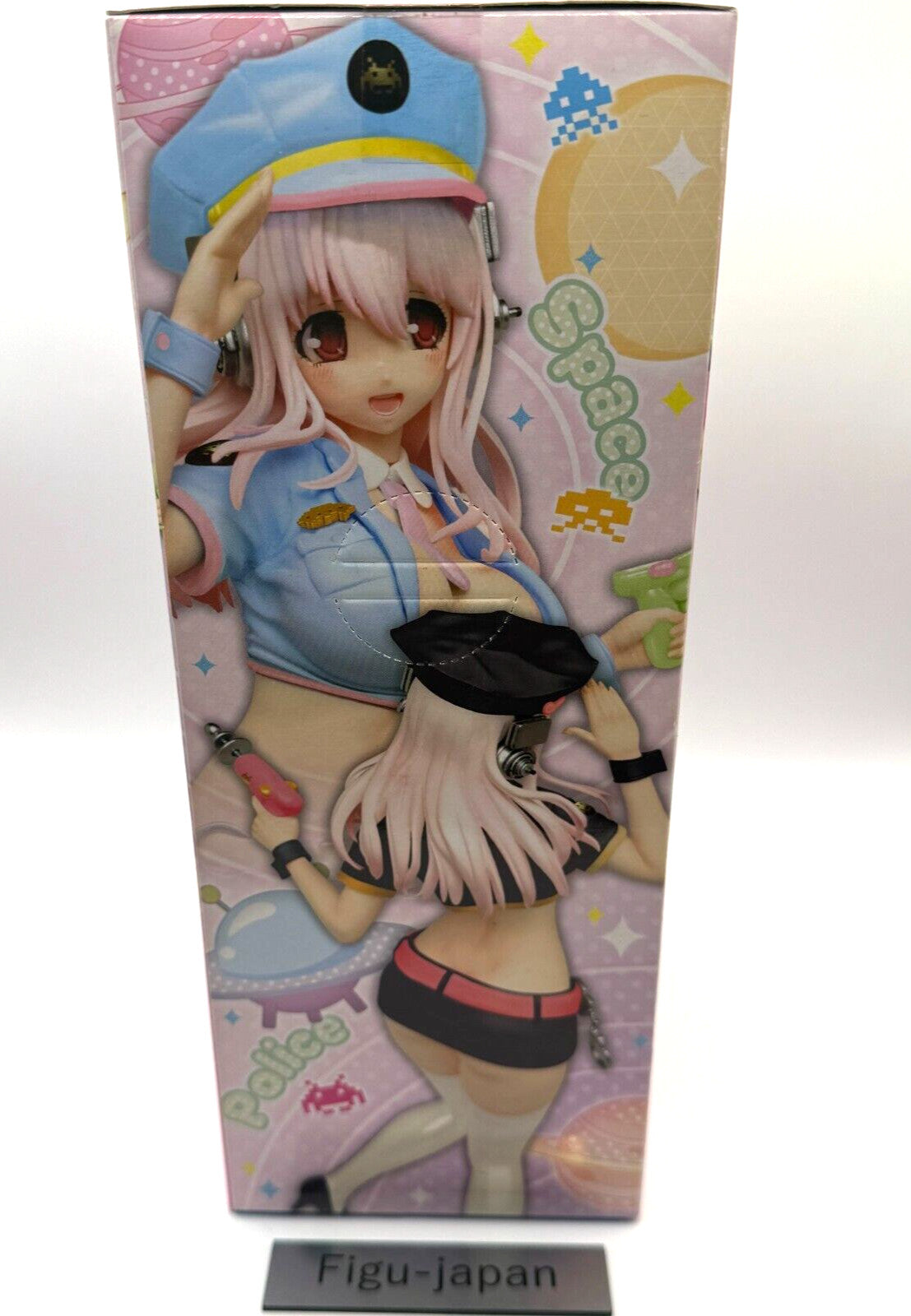 Super Sonico Figure Space Police Blue Color Ver. Taito Japanese anime 2013 