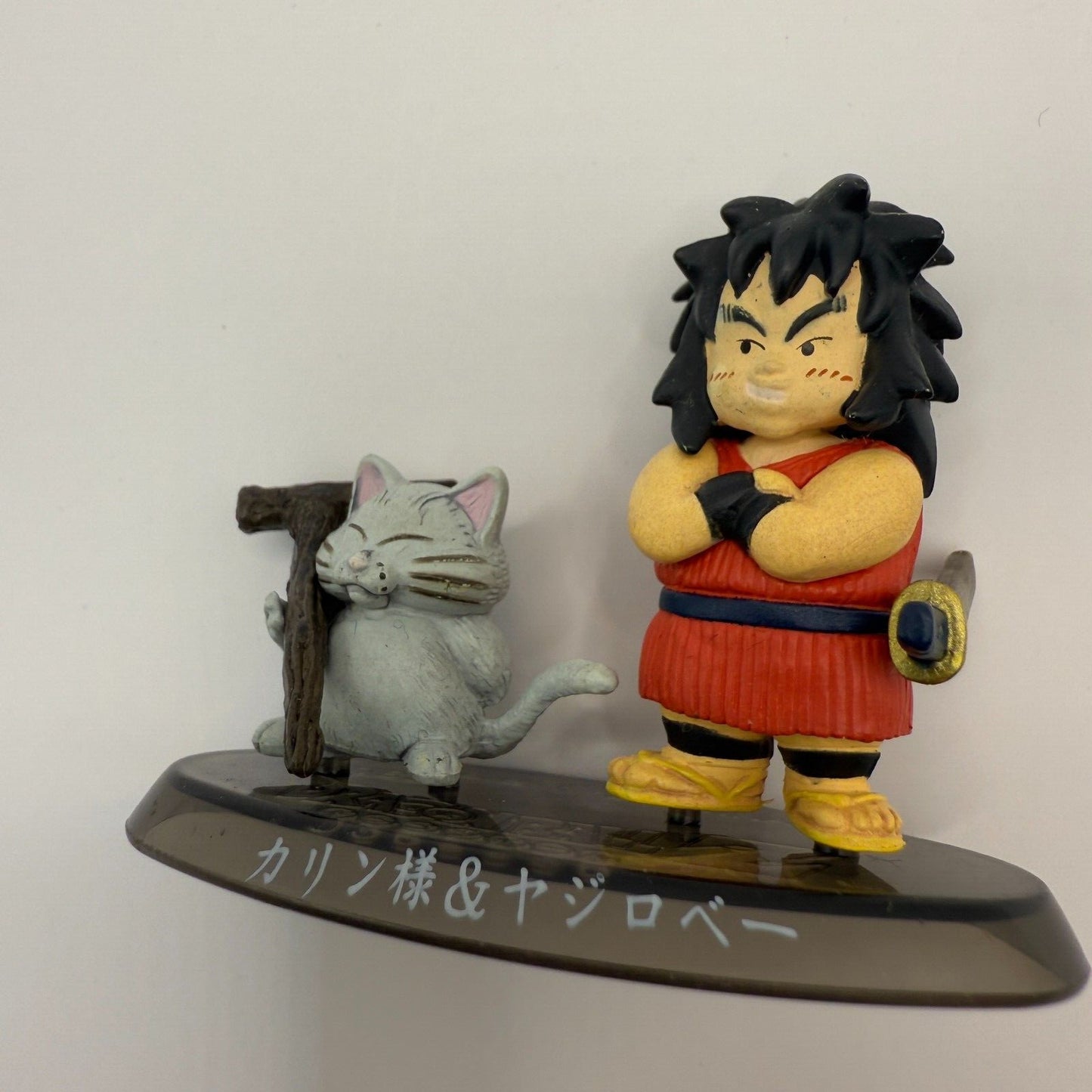 Dragon BallZ Yajirobe &amp; Karin HG Gashapon Collectible Figure Part 9 Used japan 