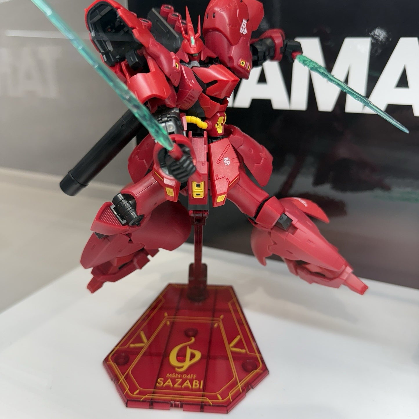 ROBOT Spirits SIDE MS MSN-04FF Sazabi with Double Horn Funnel Action figure FKU 