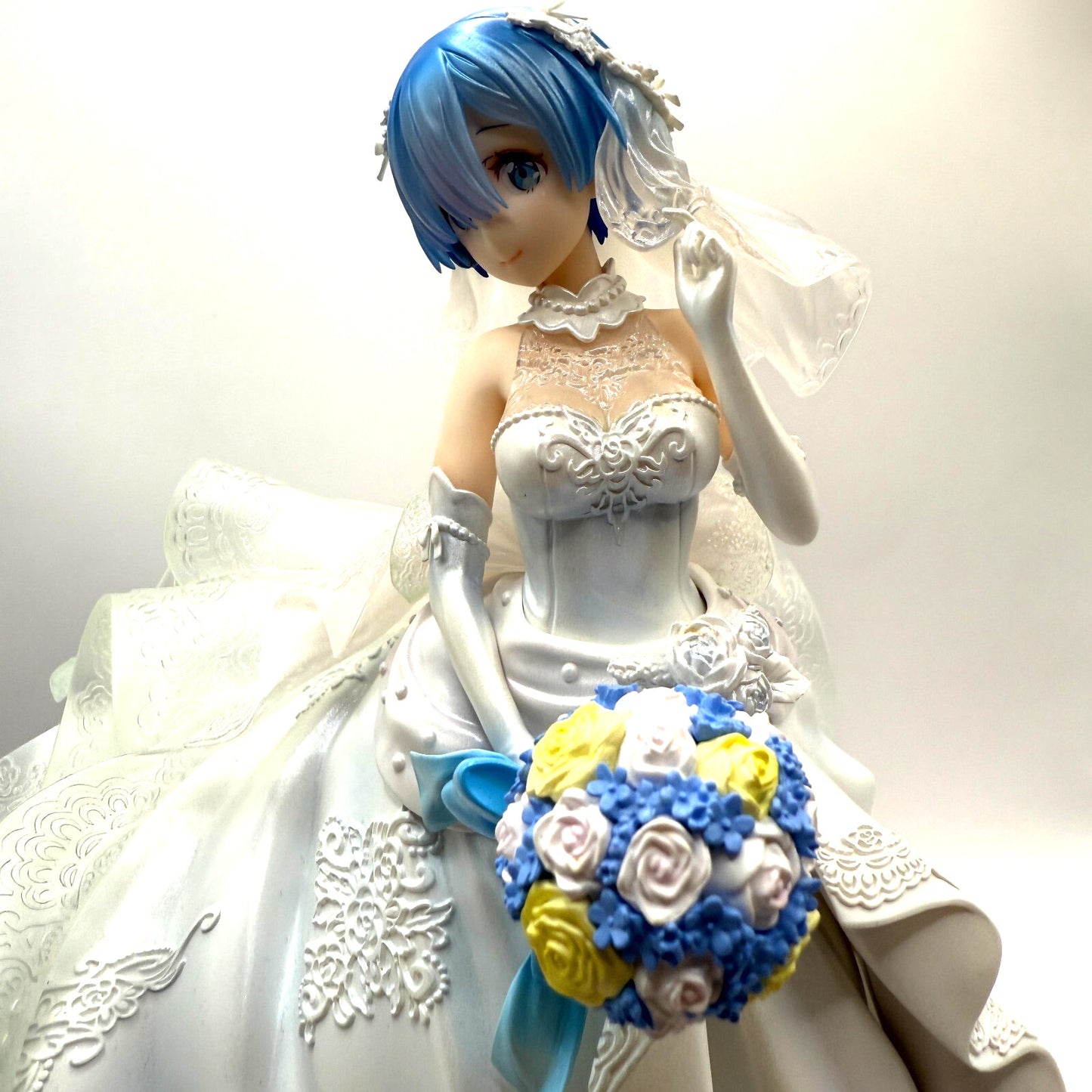 Re:Zero Rem Wedding Dress Ver. 1/7 Scale painted Furyu F:NEX used 