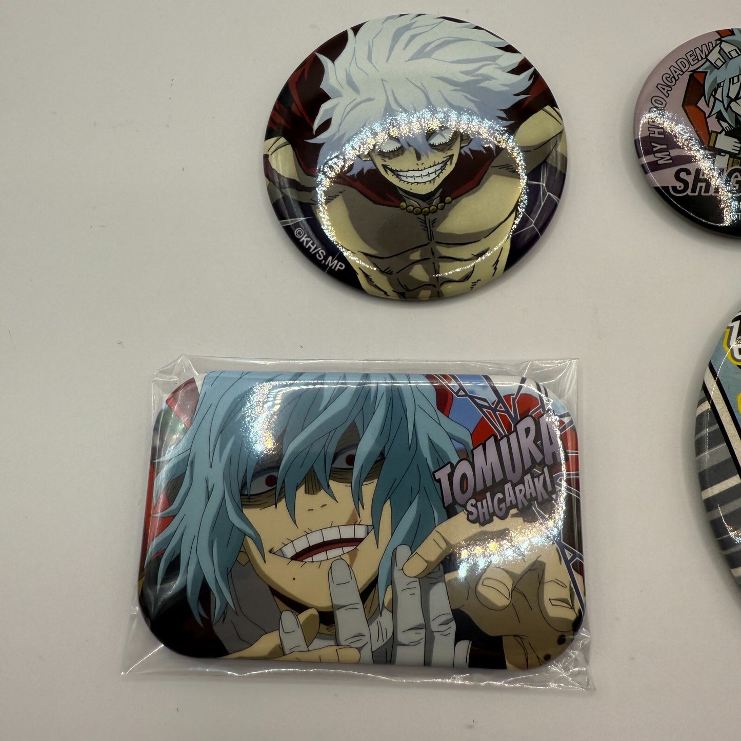 My Hero Academia Tomura Shigaraki Pinback button Badge set of 4 japan 