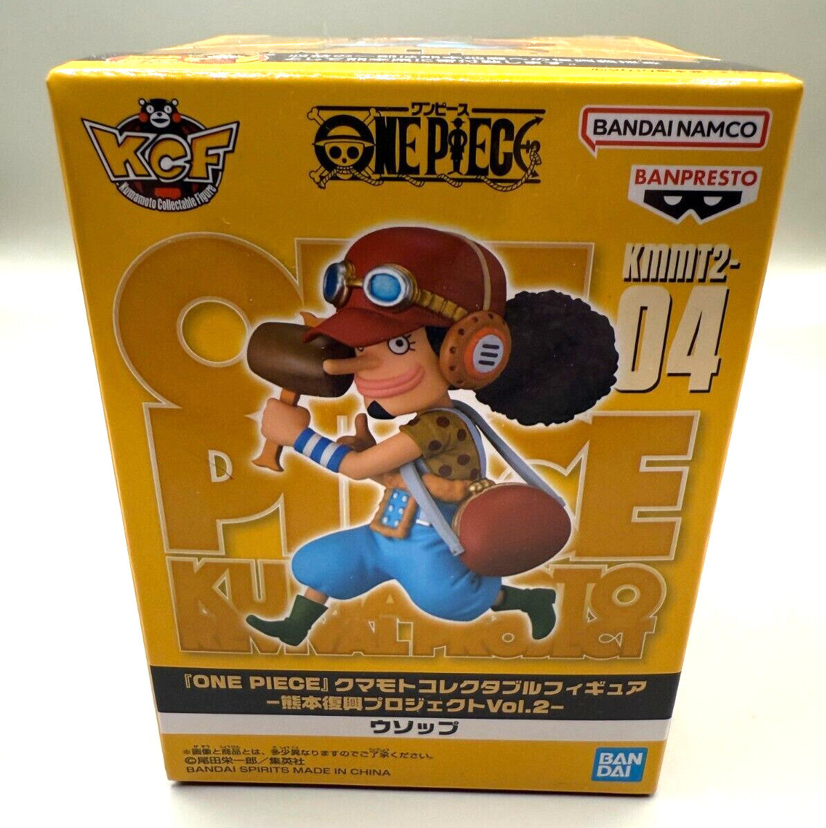 ONE PIECE Usopp WCF kumamoto Reconstruction Project Figure Vol.2 Japan NEW 