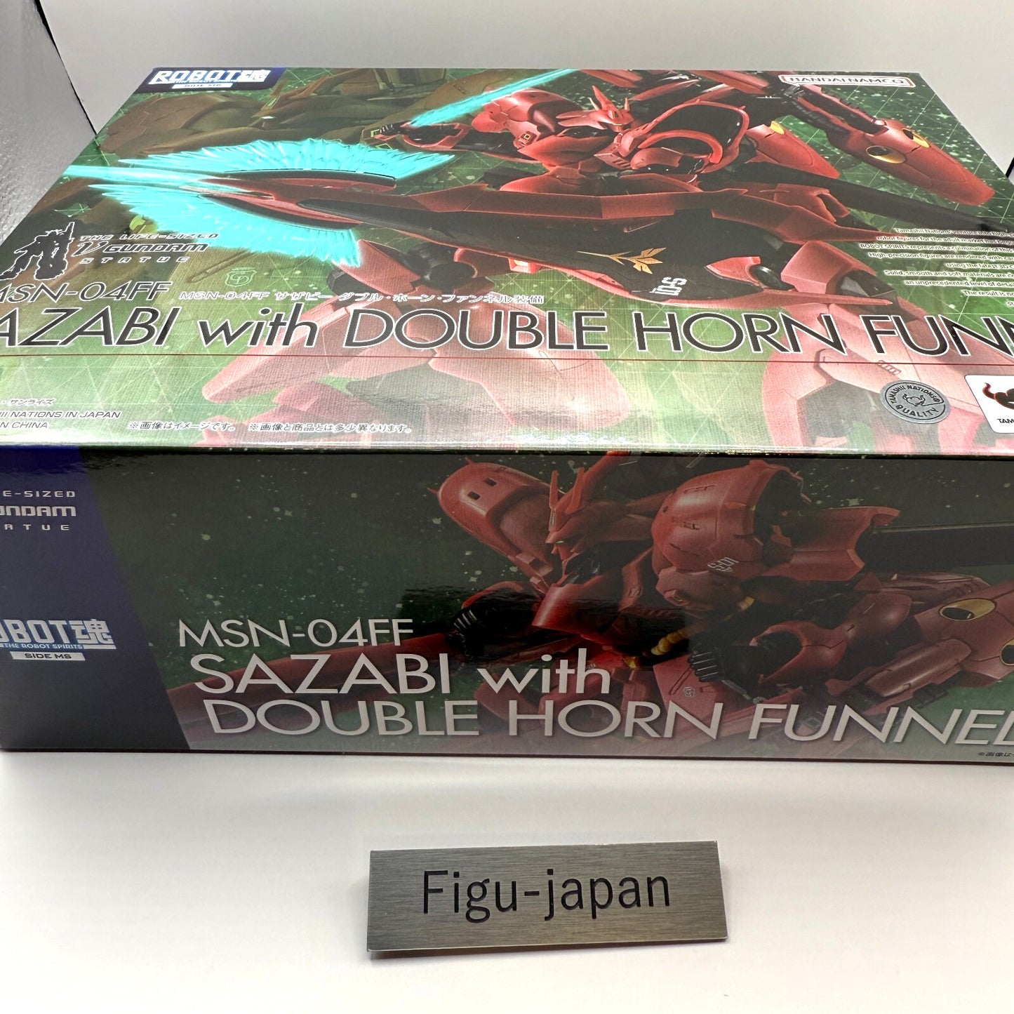 ROBOT Spirits SIDE MS MSN-04FF Sazabi with Double Horn Funnel Action figure FKU 