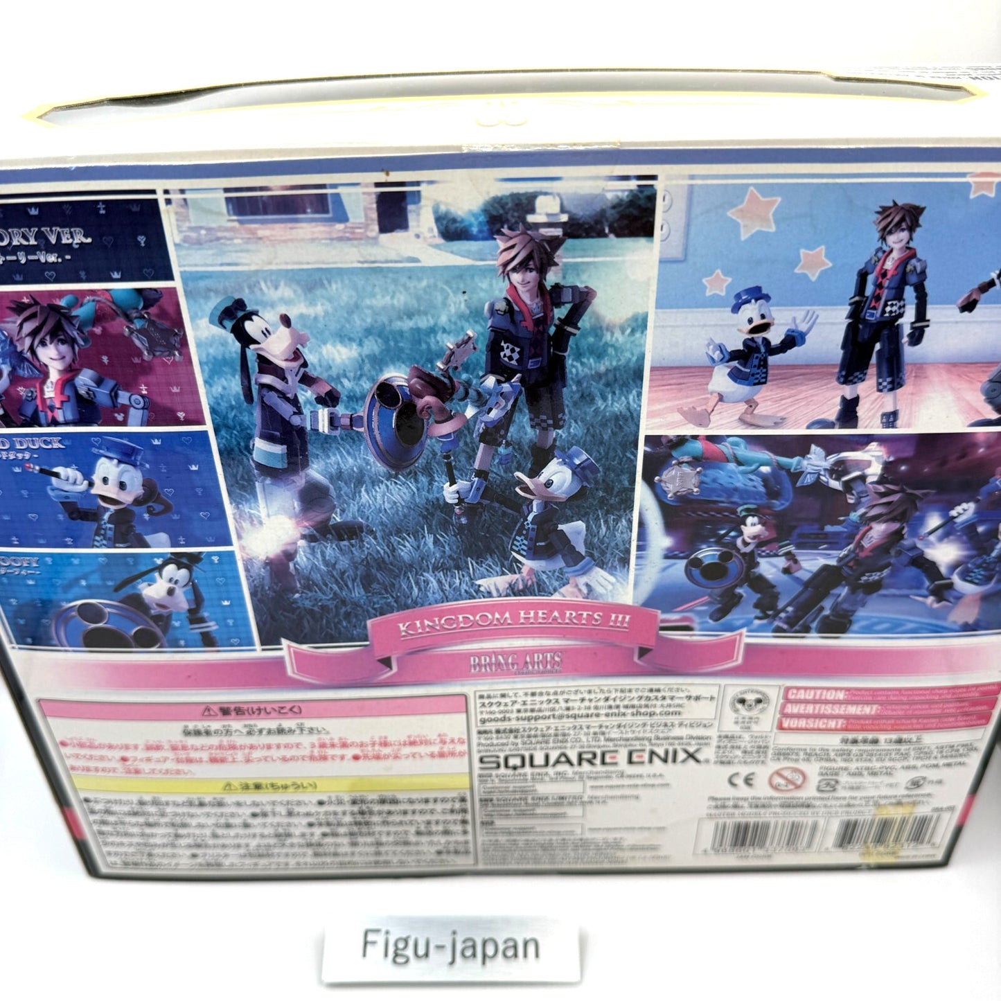 Kingdom Hearts 3 Sora &amp;Donald Duck&amp; Goofy Toy Story Ver. Figure Set Bring Arts 