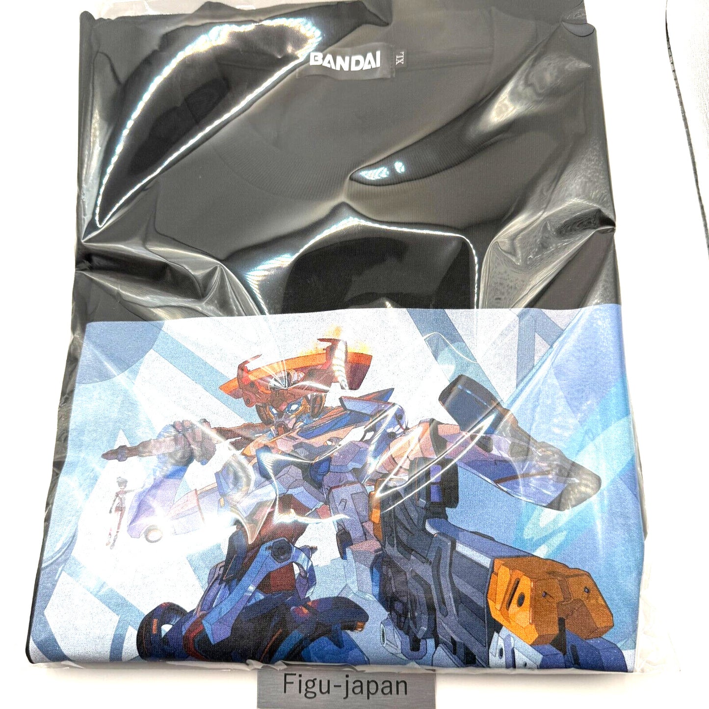 Mobile Suit Gundam GQuuuuuux Full Color T-shirts Black XL Size 