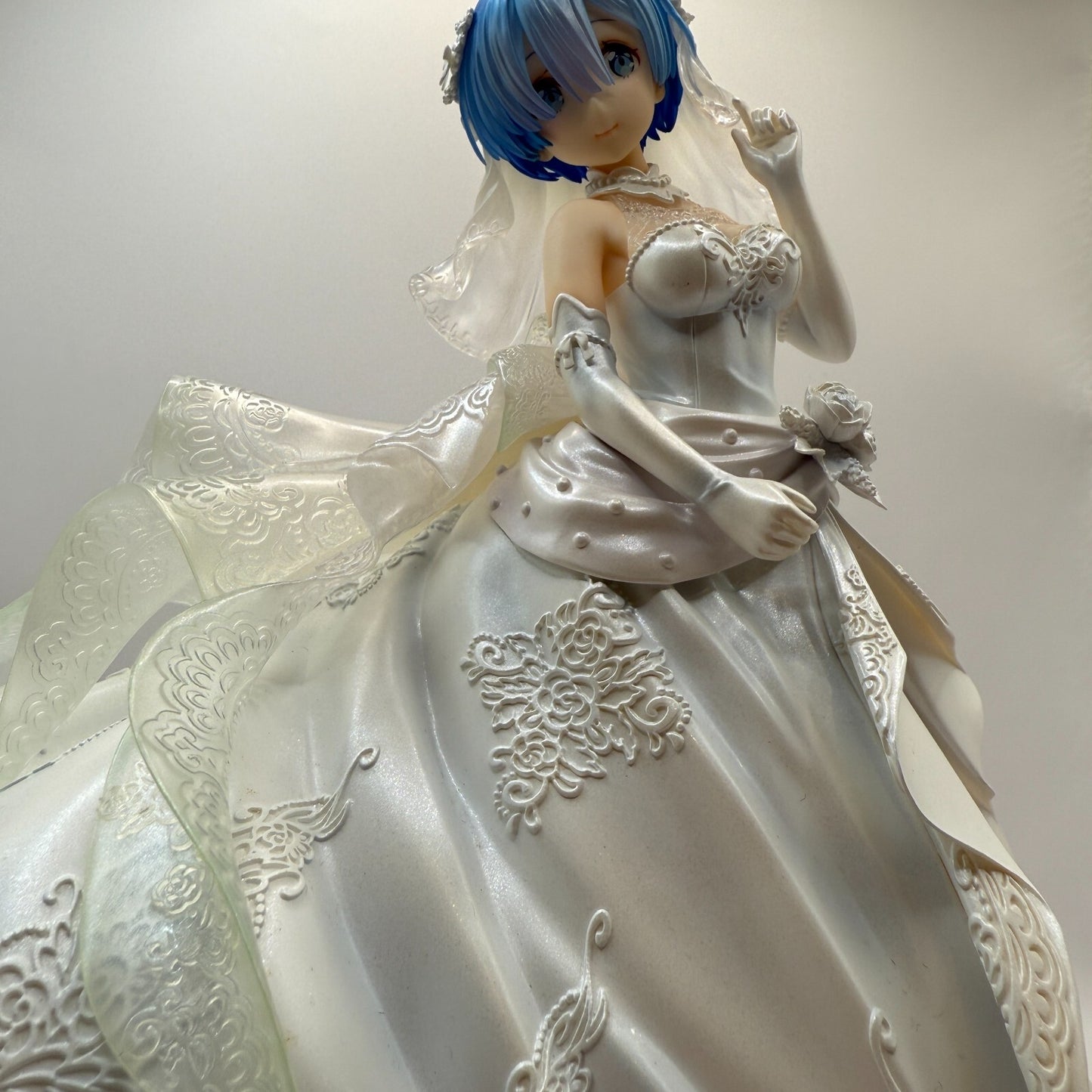Re:Zero Rem Wedding Dress Ver. 1/7 Scale painted Furyu F:NEX used 