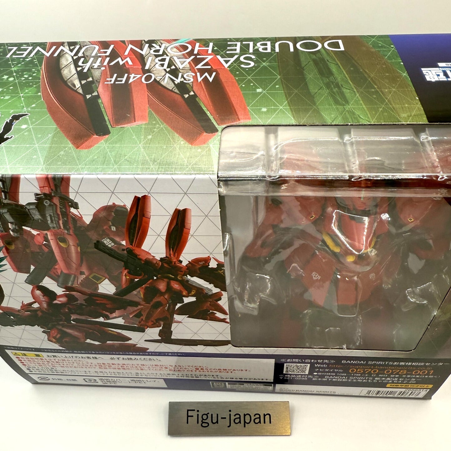 ROBOT Spirits SIDE MS MSN-04FF Sazabi with Double Horn Funnel Action figure FKU 
