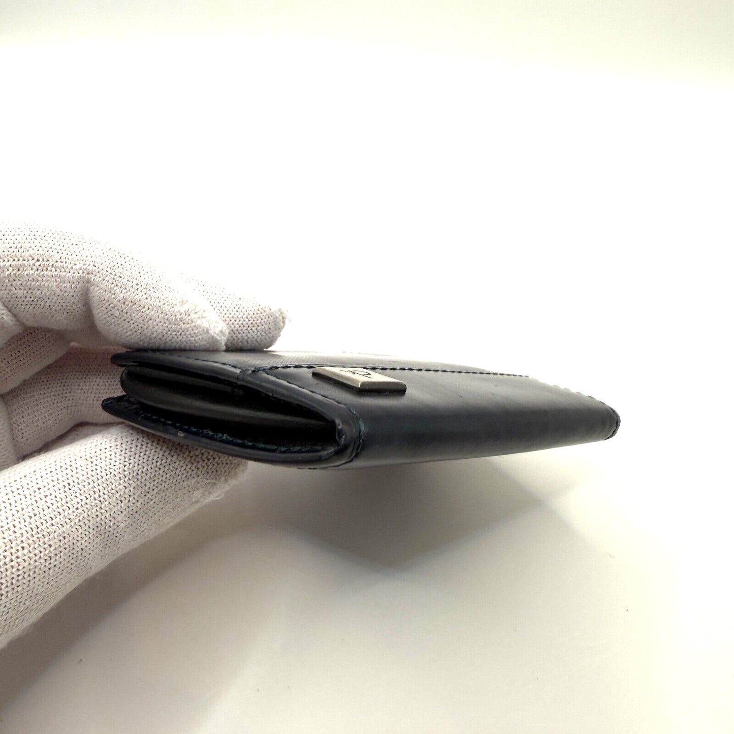 Calvin Klein Gray Faux Leather Discontinued product With Coin Purse. 