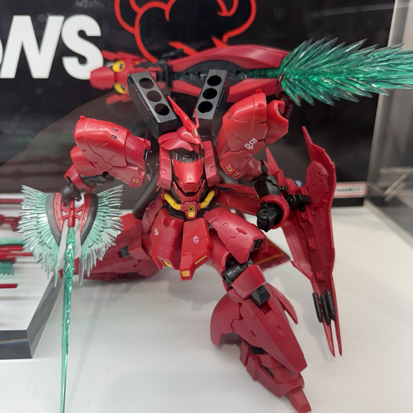 ROBOT Spirits SIDE MS MSN-04FF Sazabi with Double Horn Funnel Action figure FKU 
