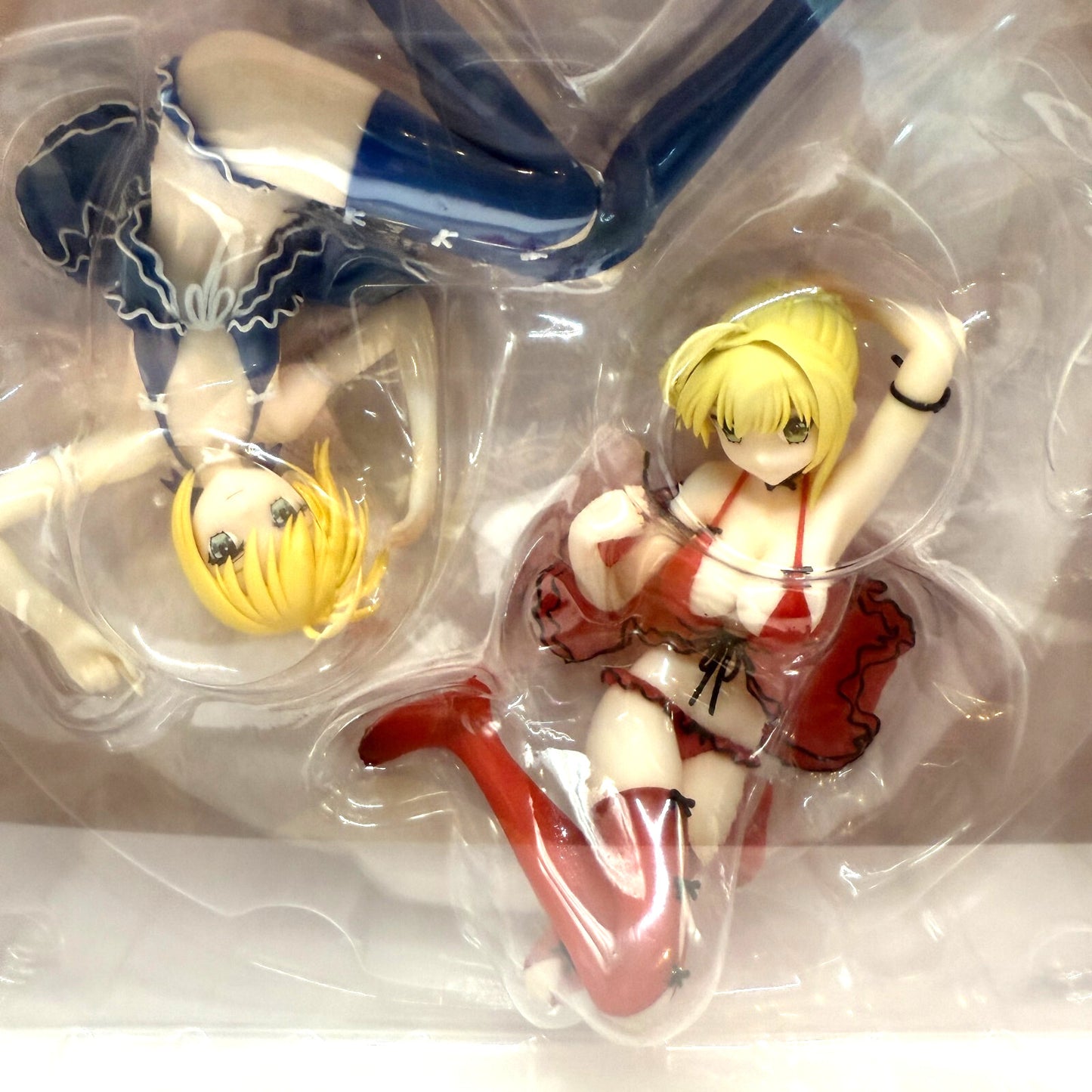 Fate Extella Nero Claudius &amp; Altria Pendragon 1/7 figure ALPHAMAX Japan used 