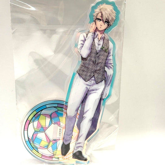 Nagi Seishirou Blue Lock Exhibition und Joypolis Acrylständer, zweiteiliges Set 