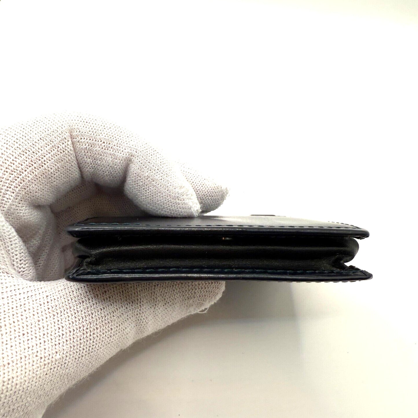 Calvin Klein Gray Faux Leather Discontinued product With Coin Purse. 